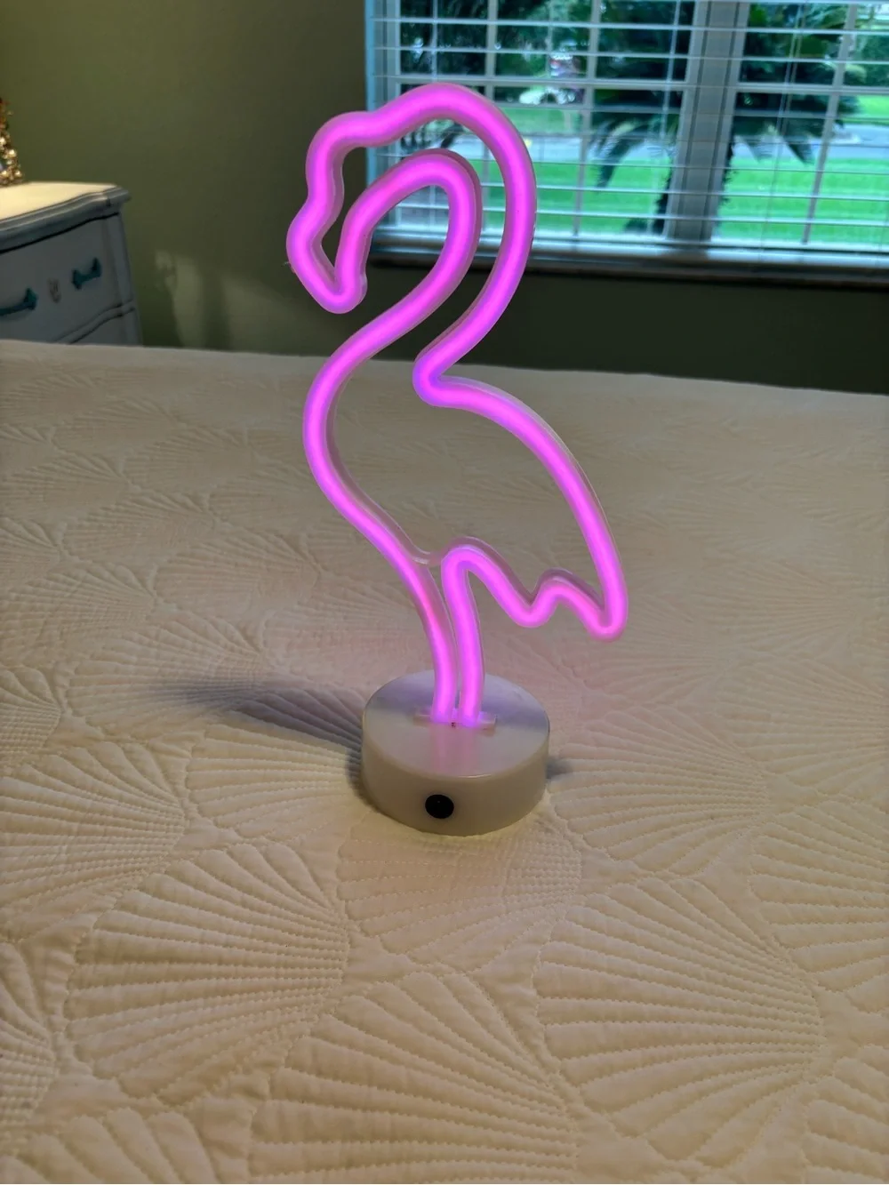 LED Table Lamp Pink Neon Flamingo